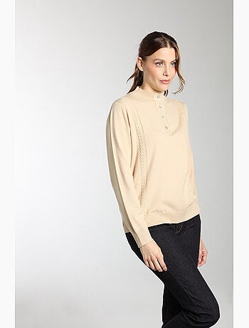 Pull Lady | Gerard Pasquier Avec Col Pattes De Boutonnière | Gerard Pasquier