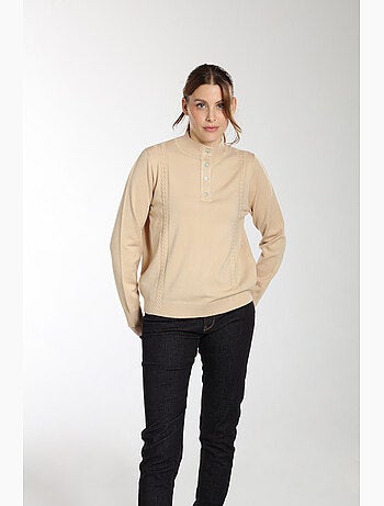 Pull Lady | Gerard Pasquier Avec Col Pattes De Boutonnière | Gerard Pasquier