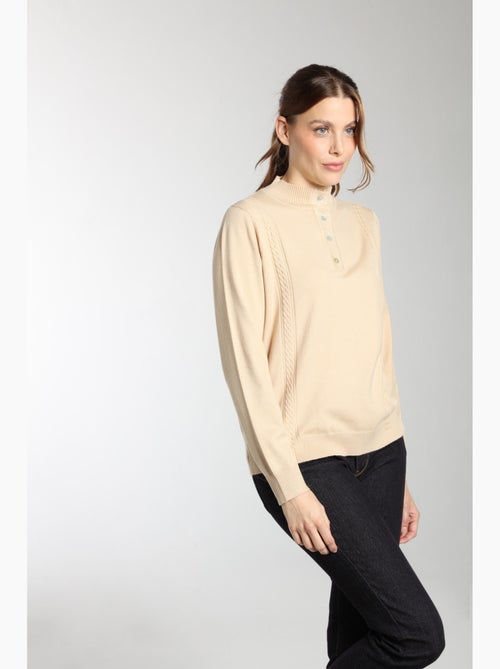 Pull Lady  | Gerard Pasquier Avec Col Pattes De Boutonnière | Gerard Pasquier - Kiabi