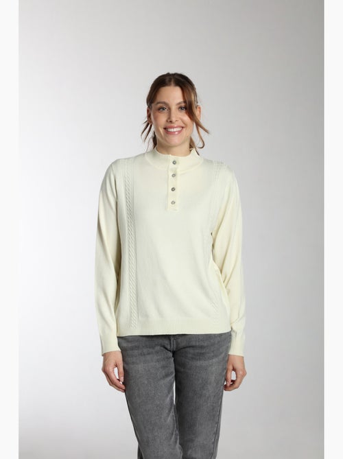 Pull Lady  | Gerard Pasquier Avec Col Pattes De Boutonnière | Gerard Pasquier - Kiabi