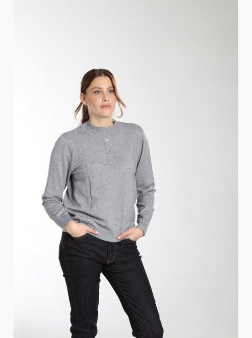 Pull Lady  | Gerard Pasquier Avec Col Pattes De Boutonnière | Gerard Pasquier - Kiabi