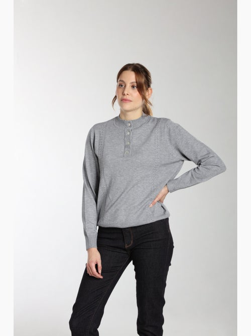 Pull Lady  | Gerard Pasquier Avec Col Pattes De Boutonnière | Gerard Pasquier - Kiabi