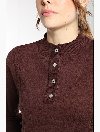 Pull Lady | Gerard Pasquier Avec Col Pattes De Boutonnière | Gerard Pasquier