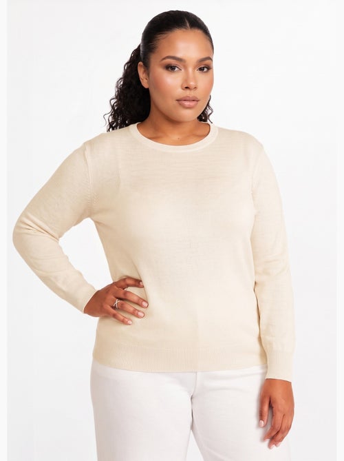 Pull laine mérinos manches longues - afibel - Kiabi Pull laine mérinos manches longues - afibel - Kiabi