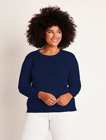 Pull laine mérinos manches longues - afibel