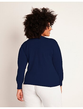 Pull laine mérinos manches longues - afibel