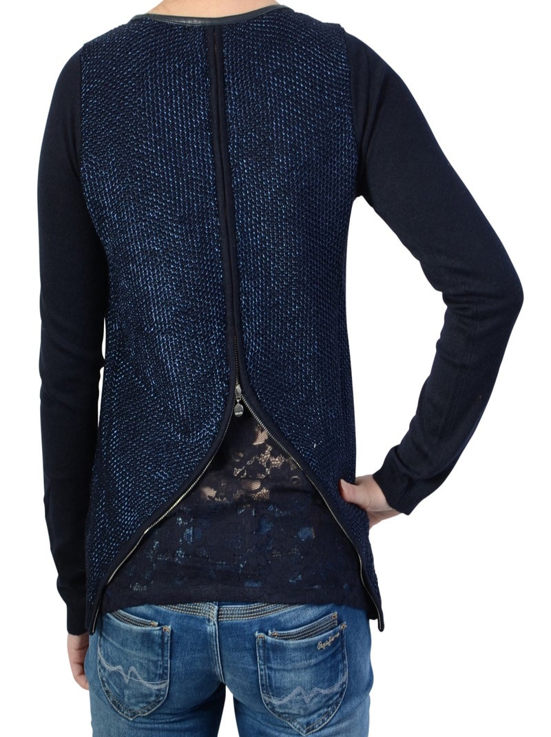 Pull Le Temps Des Cerises Athena Galaxy Bleu - Kiabi