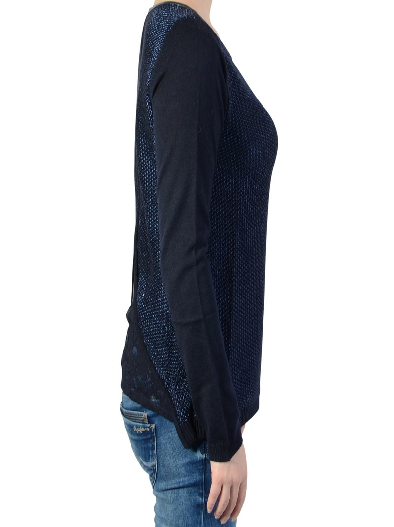 Pull Le Temps Des Cerises Athena Galaxy Bleu - Kiabi