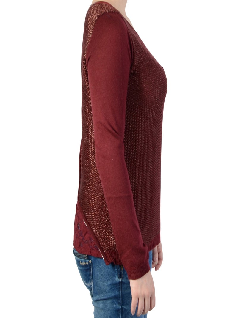 Pull Le Temps Des Cerises Athena Rouge - Kiabi