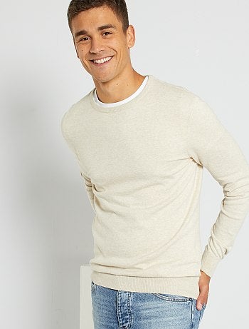 Pull léger col rond