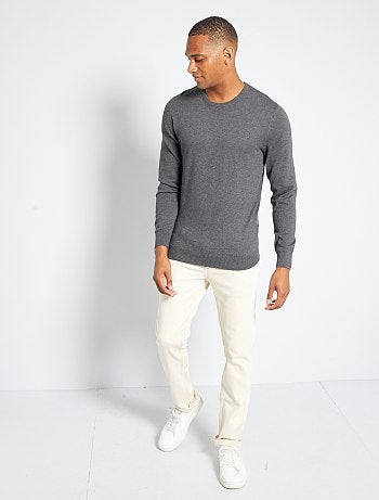 Pull léger col rond