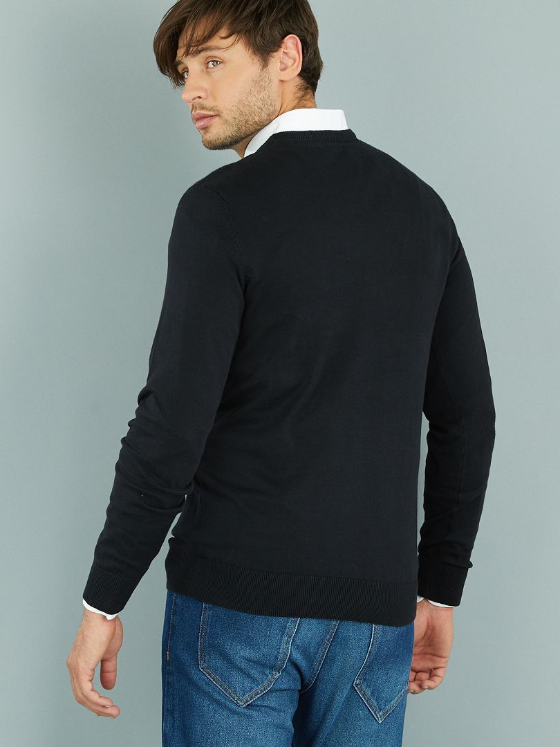Pull Homme Col Rond Malo 100% Coton Léger - Tailles M Et XL Disponibles - Neuf Avec étiquettes - Fabriqué En Italie