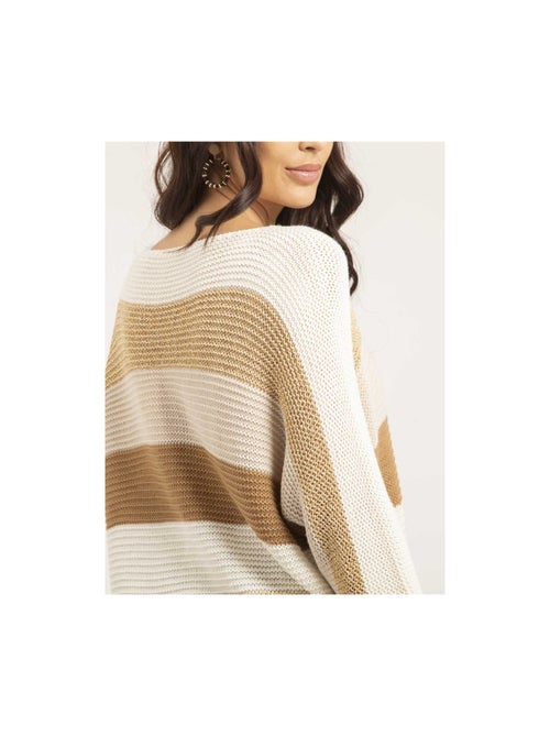 Pull léger col rond rayures KLAO - Kiabi