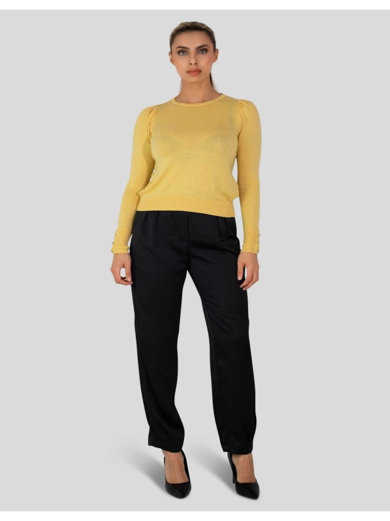 Pull leger Kebello Jaune - Kiabi