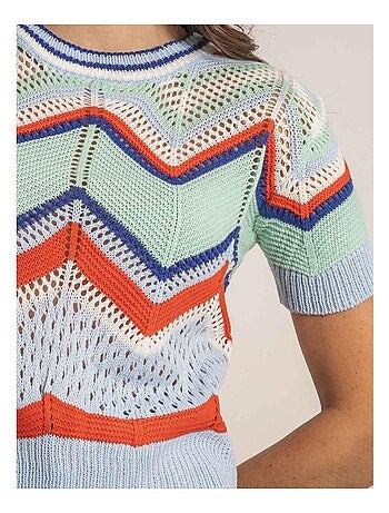 Pull léger manches courtes KURINA