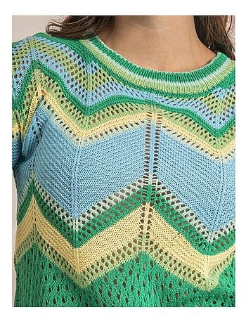 Pull léger manches courtes KURINA