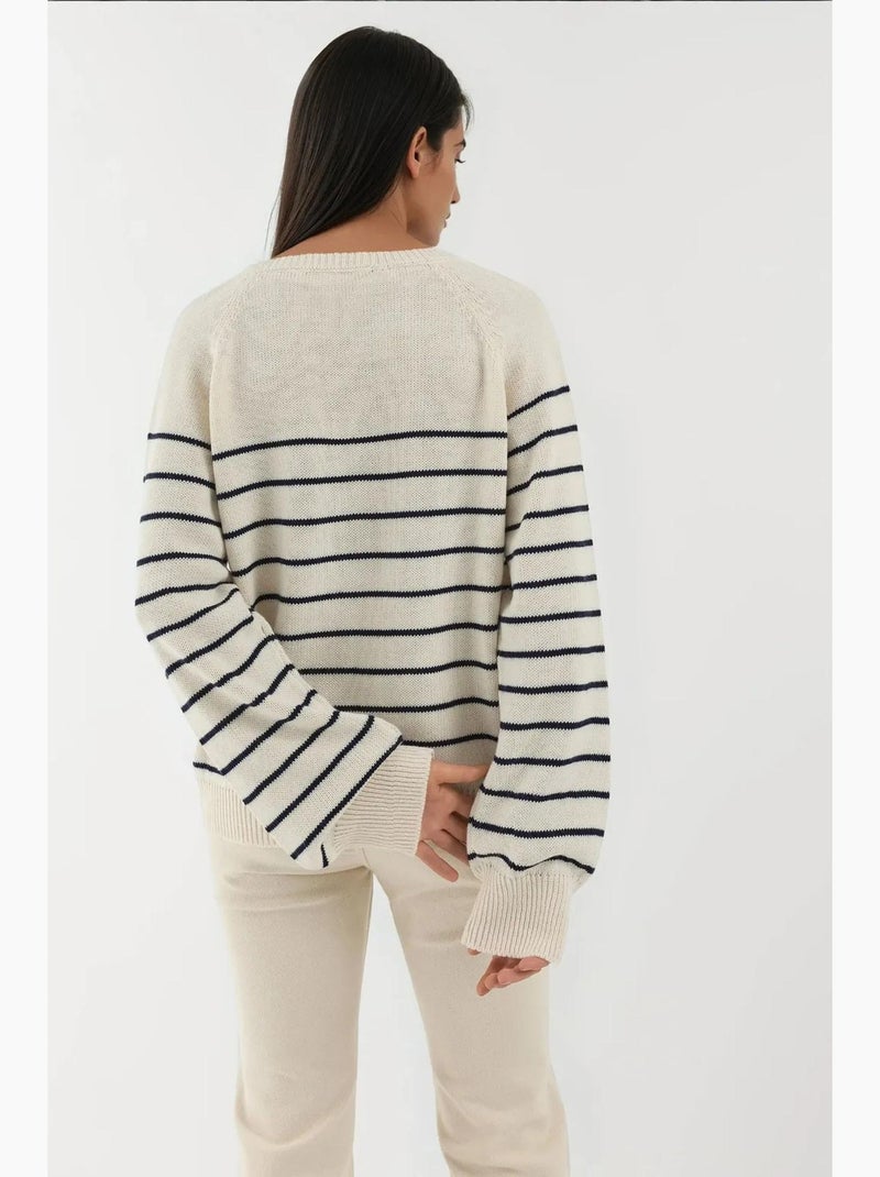 Pull léontine hiccup Crème - Kiabi