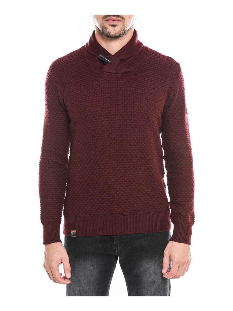 Pull LINOX Bordeaux - Kiabi