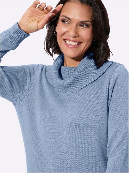 Pull Long 50% Coton - Taille Standard - Witt - Kiabi
