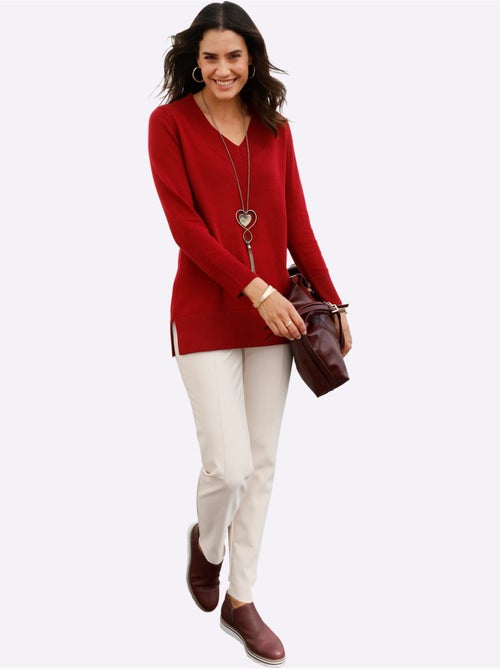 Pull Long 50% Coton - Taille Standard - Witt - Kiabi Pull Long 50% Coton - Taille Standard - Witt - Kiabi