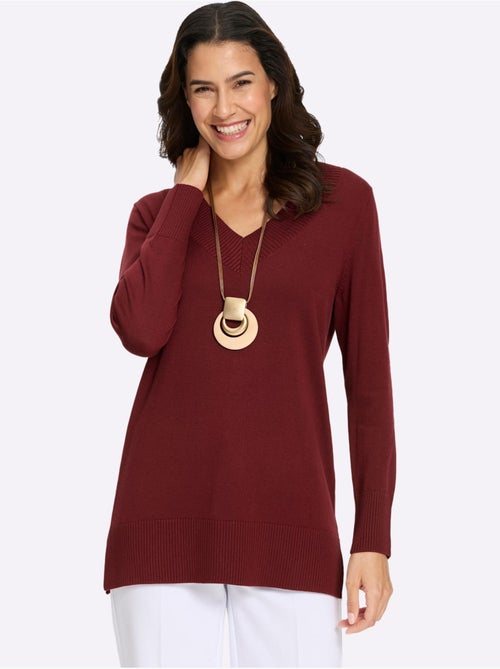 Pull Long 50% Coton - Taille Standard - Witt - Kiabi Pull Long 50% Coton - Taille Standard - Witt - Kiabi