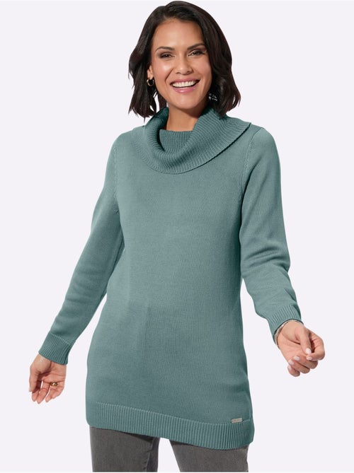 Pull Long 50% Coton - Taille Standard - Witt - Kiabi