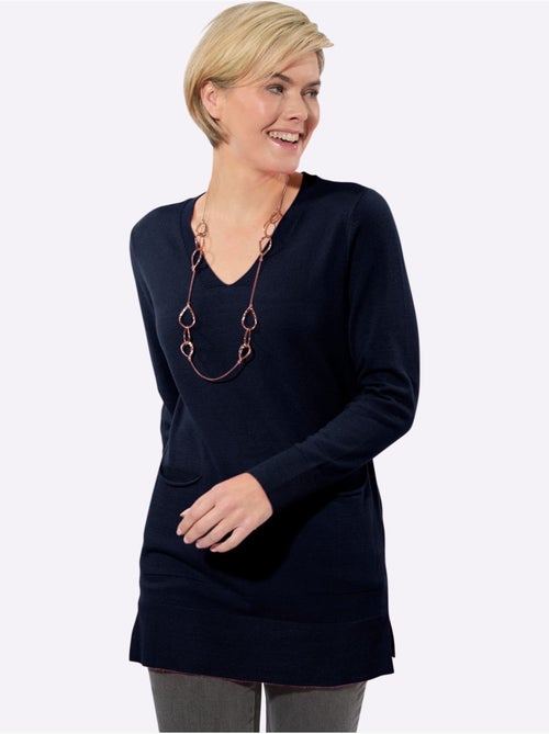 Pull Long 50% Viscose - Taille Standard - Witt - Kiabi