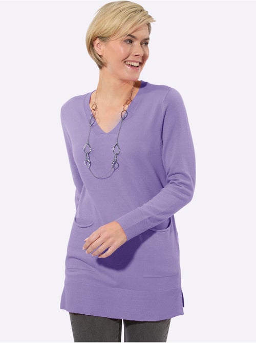 Pull Long 50% Viscose - Taille Standard - Witt - Kiabi Pull Long 50% Viscose - Taille Standard - Witt - Kiabi
