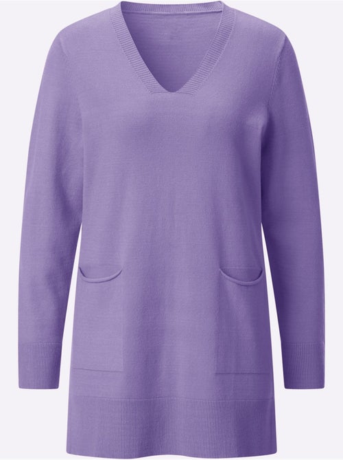 Pull Long 50% Viscose - Taille Standard - Witt - Kiabi Pull Long 50% Viscose - Taille Standard - Witt - Kiabi