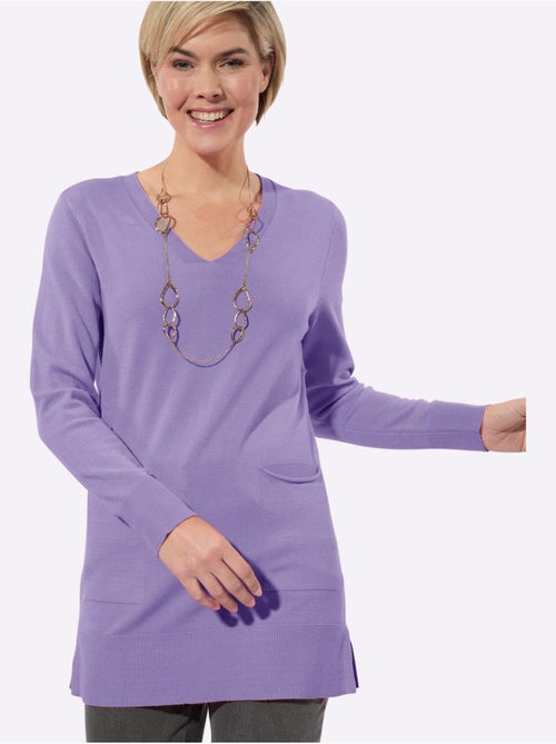 Pull Long 50% Viscose - Taille Standard - Witt - Kiabi Pull Long 50% Viscose - Taille Standard - Witt - Kiabi
