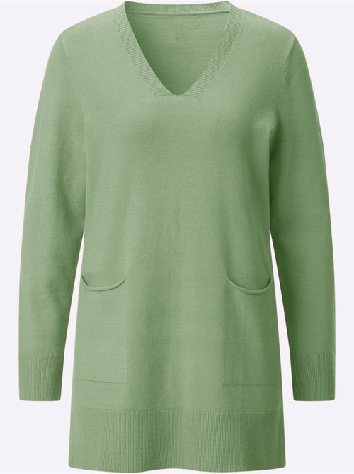 Pull Long 50% Viscose - Taille Standard - Witt - Kiabi Pull Long 50% Viscose - Taille Standard - Witt - Kiabi