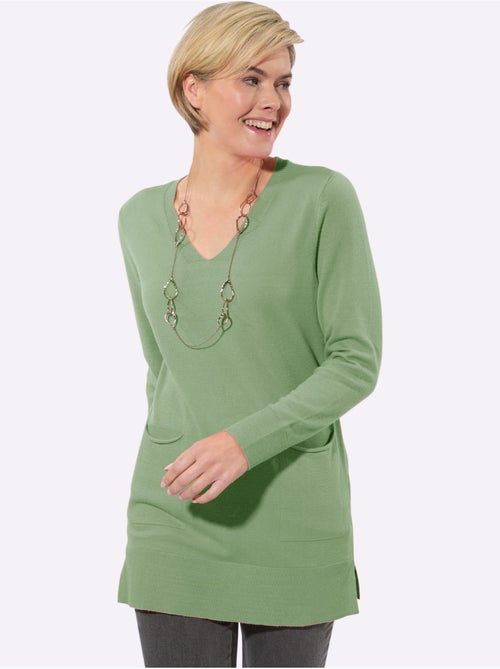 Pull Long 50% Viscose - Taille Standard - Witt - Kiabi Pull Long 50% Viscose - Taille Standard - Witt - Kiabi