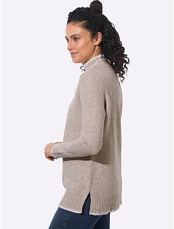 Pull long chiné - taille standard - witt