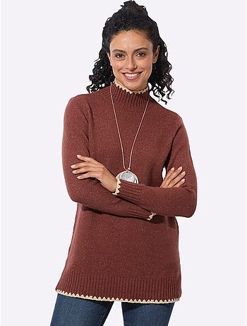 Pull long chiné - taille standard - witt