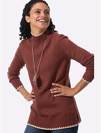 Pull long chiné - taille standard - witt