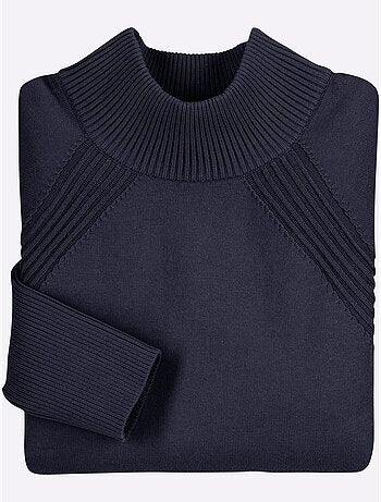 Pull Long Pur Coton - Taille Standard - Moda Vilona