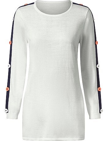 Pull Long Coupe En A - Taille Standard - Moda Vilona