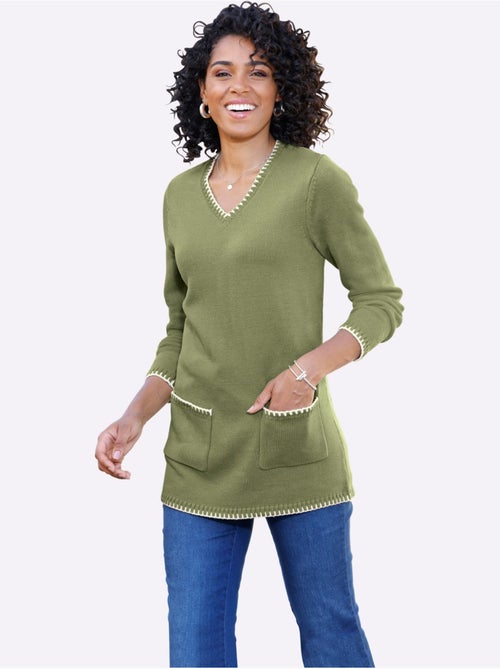 Pull Long Coupe Longue Affinante - Taille Standard - Moda Vilona - Kiabi Pull Long Coupe Longue Affinante - Taille Standard - Moda Vilona - Kiabi