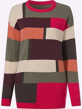 Pull Long Doux Comme Du Cachemire - Taille Courte - Moda Vilona