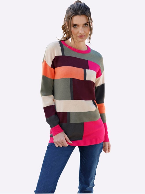 Pull Long Doux Comme Du Cachemire - Taille Courte - Moda Vilona - Kiabi Pull Long Doux Comme Du Cachemire - Taille Courte - Moda Vilona - Kiabi