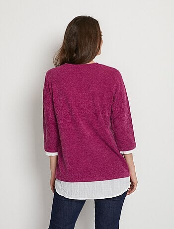Pull long effet 2 en 1