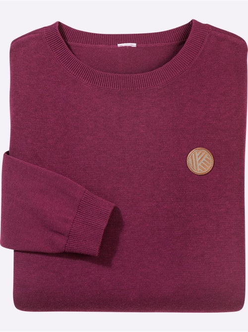 Pull long finitions côtelées - taille standard - moda vilona - Kiabi Pull long finitions côtelées - taille standard - moda vilona - Kiabi