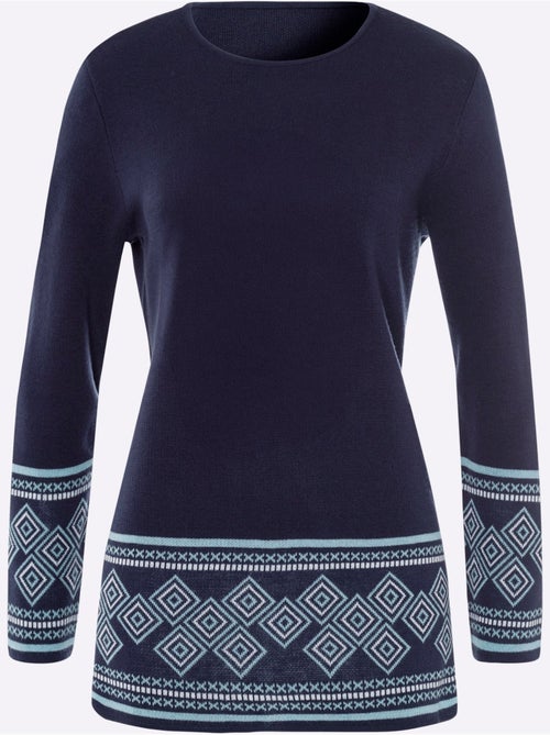 Pull long jolie coupe longue moderne - taille standard - moda vilona - Kiabi