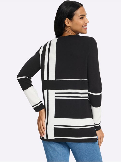Pull Long Jolie Coupe Longue Moderne - Taille Standard - Moda Vilona - Kiabi Pull Long Jolie Coupe Longue Moderne - Taille Standard - Moda Vilona - Kiabi