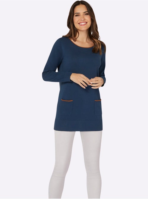 Pull Long Longueur Amovible - Taille Standard - Moda Vilona - Kiabi Pull Long Longueur Amovible - Taille Standard - Moda Vilona - Kiabi