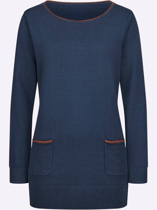 Pull Long Longueur Amovible - Taille Standard - Moda Vilona - Kiabi Pull Long Longueur Amovible - Taille Standard - Moda Vilona - Kiabi