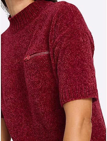 Pull Long Maille Chenille Douce - Taille Standard - Helline