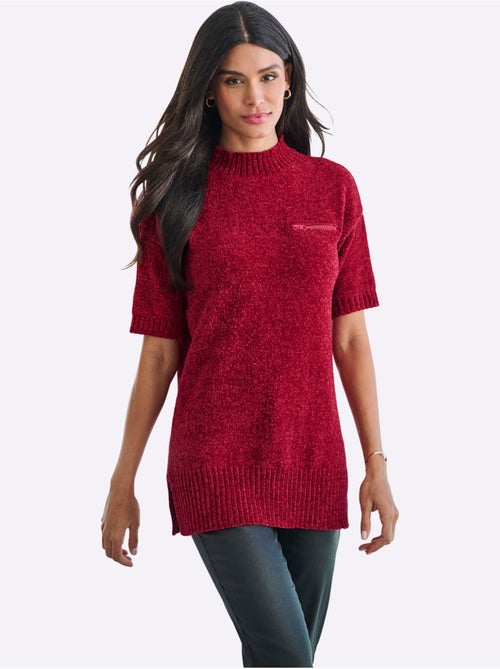 Pull Long Maille Chenille Douce - Taille Standard - Helline - Kiabi Pull Long Maille Chenille Douce - Taille Standard - Helline - Kiabi