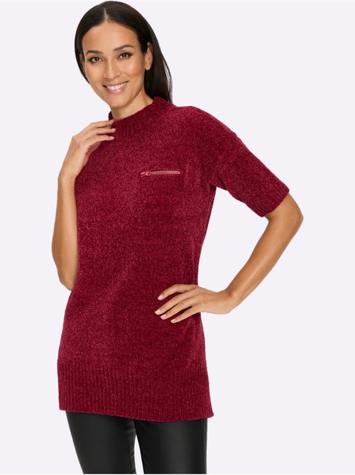 Pull Long Maille Chenille Douce - Taille Standard - Helline - Kiabi Pull Long Maille Chenille Douce - Taille Standard - Helline - Kiabi