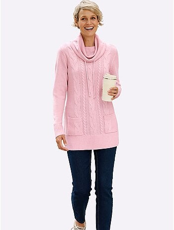 Pull Long Poches Plaquées - Taille Standard - Moda Vilona